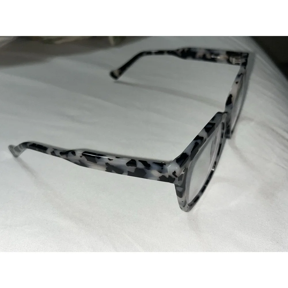 Kits Bondar White Tortoise Square G43S Eyeglasses Frames 54-19-145